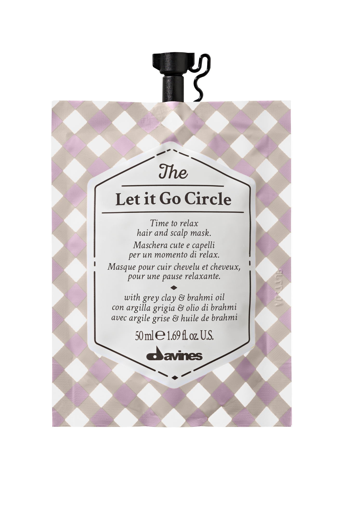Let It Go Circle Hair Mask Pouch