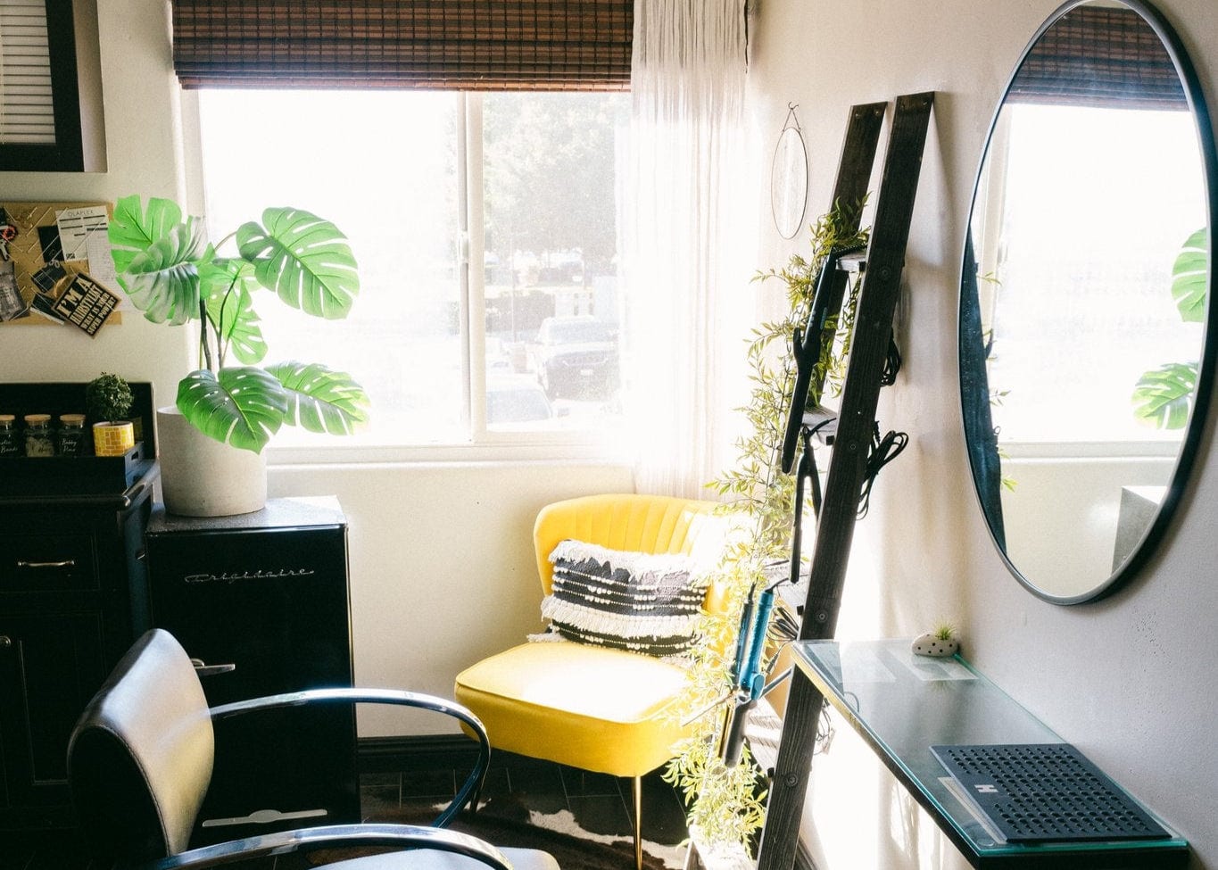 A private, fully-appointed salon suite at Salon on 3rd