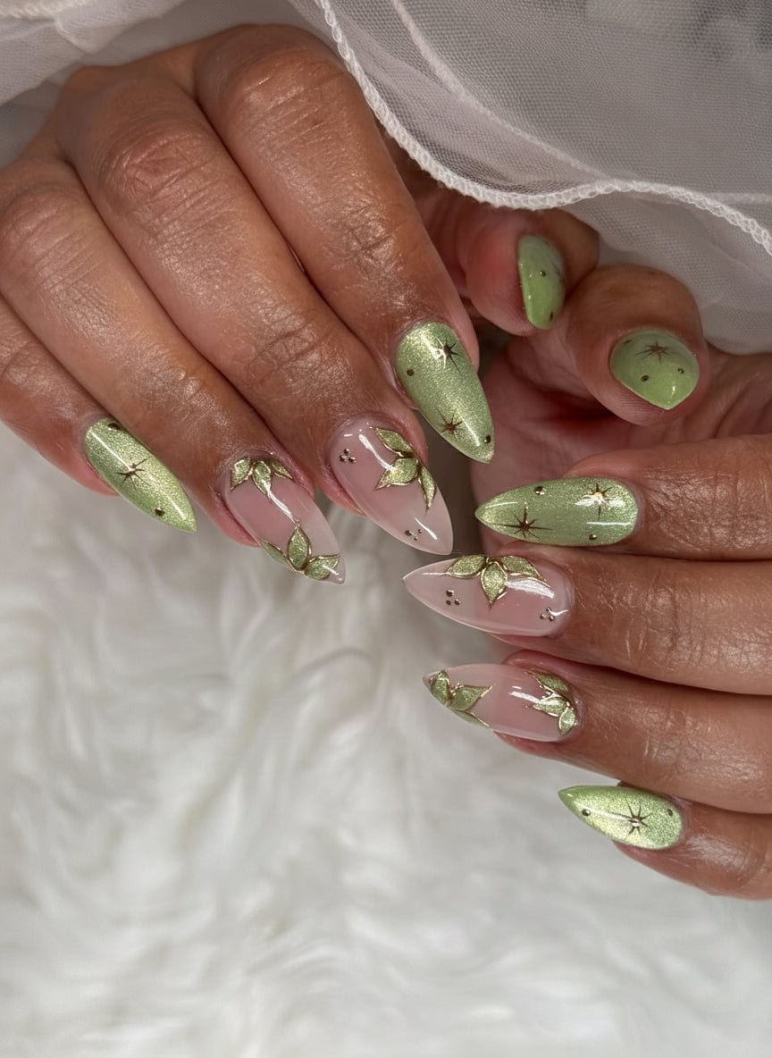 Detailed, freshly finished manicure at Salon on 3rd